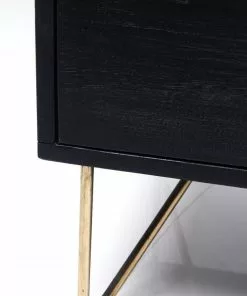 Kare Design Gold Vein Senkki 6 Laatikkoa 145x82cm -Huonekalu kauppa komoda gold vein 145x82 cm ciemnobrazowa 10