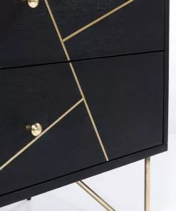 Kare Design Gold Vein Senkki 6 Laatikkoa 145x82cm -Huonekalu kauppa komoda gold vein 145x82 cm ciemnobrazowa 8