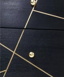 Kare Design Gold Vein Senkki 6 Laatikkoa 145x82cm -Huonekalu kauppa komoda gold vein 145x82 cm ciemnobrazowa 9