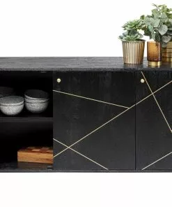 Kare Design Gold Vein Senkki 3 Ovea 145x82cm -Huonekalu kauppa komoda gold vein 145x82 cm mango ciemnobrazowa 7