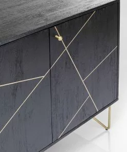 Kare Design Gold Vein Senkki 3 Ovea 145x82cm -Huonekalu kauppa komoda gold vein 145x82 cm mango ciemnobrazowa 8