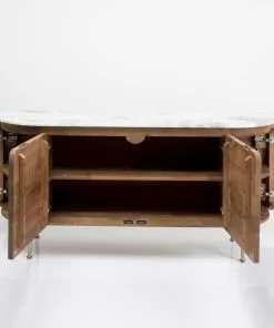 Kare Design Grace Senkki 160x78cm -Huonekalu kauppa komoda grace 160x78 cm drewno mango blat marmur 4