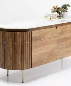 Kare Design Grace Senkki 160x78cm -Huonekalu kauppa komoda grace 160x78 cm drewno mango blat marmur 5