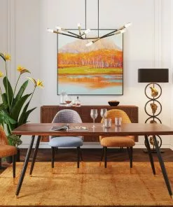 Kare Design Grooves Senkki -Huonekalu kauppa komoda grooves 164x79 cm brazowa mango 14