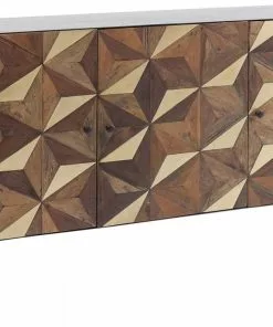 Kare Design Illusion Senkki, Kulta -Huonekalu kauppa komoda illusion 164x85 cm zlota 2