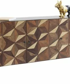 Kare Design Illusion Senkki, Kulta -Huonekalu kauppa komoda illusion 164x85 cm zlota 5