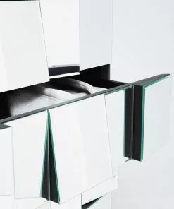 Kare Design Illusion Big Lipasto, Yöpöytä 4 Laatikkoa -Huonekalu kauppa komoda illusion 74x79 cm szklana 7