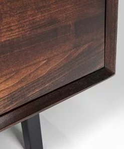 Kare Design Kira Senkki 140x68cm -Huonekalu kauppa komoda kira 140x68 cm brazowa drewniana 10