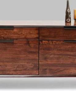 Kare Design Kira Senkki 140x68cm -Huonekalu kauppa komoda kira 140x68 cm brazowa drewniana 14