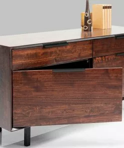Kare Design Kira Senkki 140x68cm -Huonekalu kauppa komoda kira 140x68 cm brazowa drewniana 15