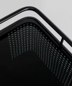 Kare Design Fence Senkki, Sivupöytä 120x70cm -Huonekalu kauppa komoda loft ze szklanym blatem czarna 120x70 cm 11