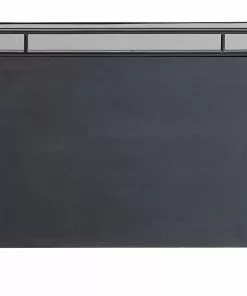 Kare Design Fence Senkki, Sivupöytä 120x70cm -Huonekalu kauppa komoda loft ze szklanym blatem czarna 120x70 cm 8