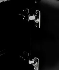 Kare Design Soran Lipasto 5 Laatikkkoa - Musta, 65x114cm -Huonekalu kauppa komoda lustrzana z 5 szufladami nogi czarne 65x114 cm 10