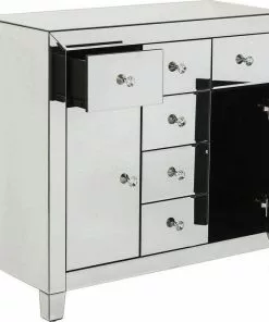Kare Design Luxury Lipasto, 2 Ovea, 6 Laatikkoa -Huonekalu kauppa komoda luxury 88x84 cm lustrzana 3