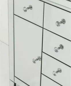Kare Design Luxury Lipasto, 2 Ovea, 6 Laatikkoa -Huonekalu kauppa komoda luxury 88x84 cm lustrzana 4