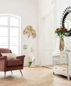 Kare Design Luxury Lipasto, 3 Laatikkoa -Huonekalu kauppa komoda luxury 91x74 cm lustrzana 12