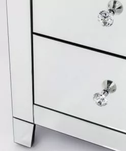 Kare Design Luxury Lipasto, 3 Laatikkoa -Huonekalu kauppa komoda luxury 91x74 cm lustrzana 5