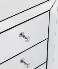 Kare Design Luxury Lipasto, 3 Laatikkoa -Huonekalu kauppa komoda luxury 91x74 cm lustrzana 6