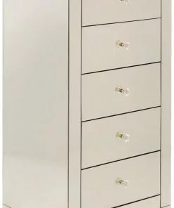 Kare Design Luxury Champagne Korkea Lipasto, 5 Laatikkoa -Huonekalu kauppa komoda luxury gold 5 49x110 cm szampanska 2