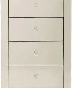 Kare Design Luxury Champagne Korkea Lipasto, 5 Laatikkoa -Huonekalu kauppa komoda luxury gold 5 49x110 cm szampanska 4