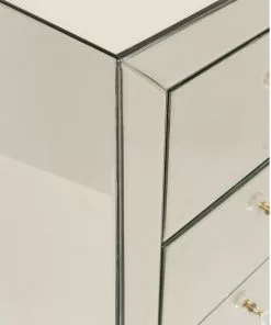 Kare Design Luxury Champagne Korkea Lipasto, 5 Laatikkoa -Huonekalu kauppa komoda luxury gold 5 49x110 cm szampanska 7