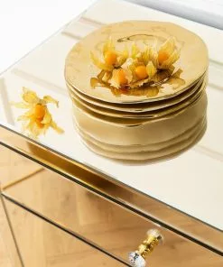 Kare Design Luxury Gold Lipasto, 2 Ovea, 1 Laatikko -Huonekalu kauppa komoda luxury gold 71x76 cm szampanska 10