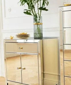 Kare Design Luxury Gold Lipasto, 2 Ovea, 1 Laatikko