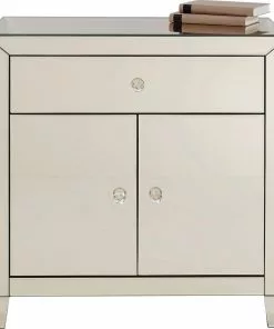 Kare Design Luxury Gold Lipasto, 2 Ovea, 1 Laatikko -Huonekalu kauppa komoda luxury gold 71x76 cm szampanska 5