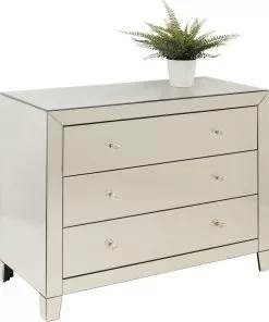 Kare Design Luxury Champagne Lipasto, 3 Laatikkoa -Huonekalu kauppa komoda luxury gold 91x75 cm szampanska 4