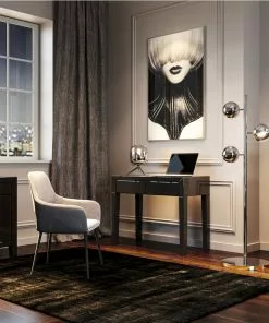 Kare Design Luxury Push Korkea Lipasto 5 Laatikkoa, Harmaa -Huonekalu kauppa komoda luxury push 49x110 cm szara 11