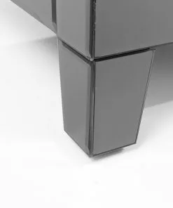 Kare Design Luxury Push Korkea Lipasto 5 Laatikkoa, Harmaa -Huonekalu kauppa komoda luxury push 49x110 cm szara 8