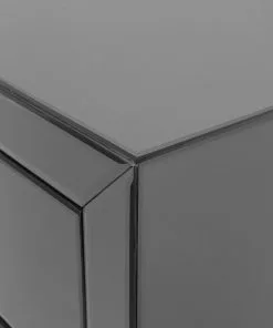 Kare Design Luxury Push Korkea Lipasto 5 Laatikkoa, Harmaa -Huonekalu kauppa komoda luxury push 49x110 cm szara 9