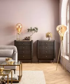 Kare Design Milano Lipasto 80x100cm -Huonekalu kauppa komoda milano 80x100 cm czarna 13