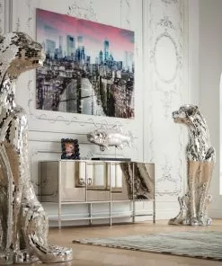 Kare Design Moonscape Senkki -Huonekalu kauppa komoda moonscape 156x80 cm srebrna 11