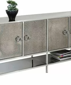 Kare Design Moonscape Senkki -Huonekalu kauppa komoda moonscape 156x80 cm srebrna 7