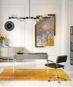 Kare Design Moonscape Senkki -Huonekalu kauppa komoda moonscape 156x80 cm srebrna 8