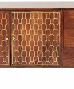 Kare Design Muskat Senkki -Huonekalu kauppa komoda muskat 145x75 cm brazowa 3