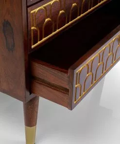 Kare Design Muskat Korkea Lipasto 6 Laatikkoa -Huonekalu kauppa komoda muskat 60x91 cm brazowa 6