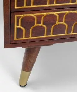 Kare Design Muskat Korkea Lipasto 6 Laatikkoa -Huonekalu kauppa komoda muskat 60x91 cm brazowa 8