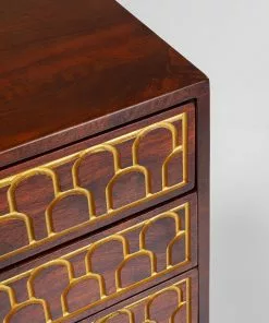 Kare Design Muskat Korkea Lipasto 6 Laatikkoa -Huonekalu kauppa komoda muskat 60x91 cm brazowa 9