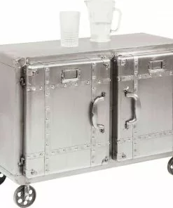 Kare Design Buster Lkaappi, 2 Ovea -Huonekalu kauppa komoda na kolkach buster 81x60 cm srebrna 2