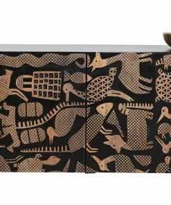 Kare Design Nativera Senkki 177x75cm -Huonekalu kauppa komoda nativera 177x75 cm drewno mango czarno naturalna 4