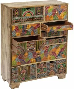 Kare Design Paradise Lipasto 68x88cm -Huonekalu kauppa komoda paradise 68x88 cm kolorowa 4