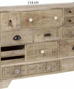 Kare Design Puro Lipasto, 14 Laatikkoa -Huonekalu kauppa komoda puro 114x80 cm naturalna 4