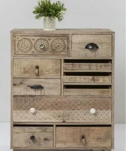 Kare Design Puro Lipasto, 10 Laatikkoa -Huonekalu kauppa komoda puro 70x90 cm naturalna 11