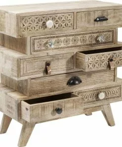 Kare Design Puro Butterfly Lipastp -Huonekalu kauppa komoda puro butterfly 65x66 cm naturalna 11