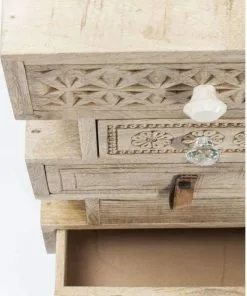 Kare Design Puro Butterfly Lipastp -Huonekalu kauppa komoda puro butterfly 65x66 cm naturalna 3