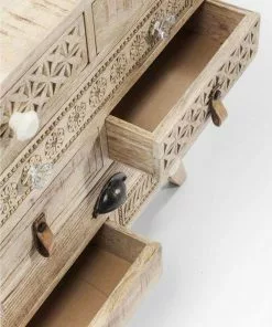 Kare Design Puro Butterfly Lipastp -Huonekalu kauppa komoda puro butterfly 65x66 cm naturalna 4