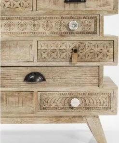 Kare Design Puro Butterfly Lipastp -Huonekalu kauppa komoda puro butterfly 65x66 cm naturalna 6