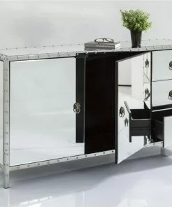 Kare Design Rivet Senkki 17 Kare Design Rivet Senkki -Huonekalu kauppa komoda rivet 140x80 cm lustrzana 10